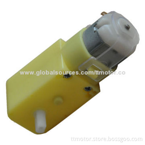 One Side Plastic Geared Motor for Toys, 6V, 20rpm, 1:288 Ratio
